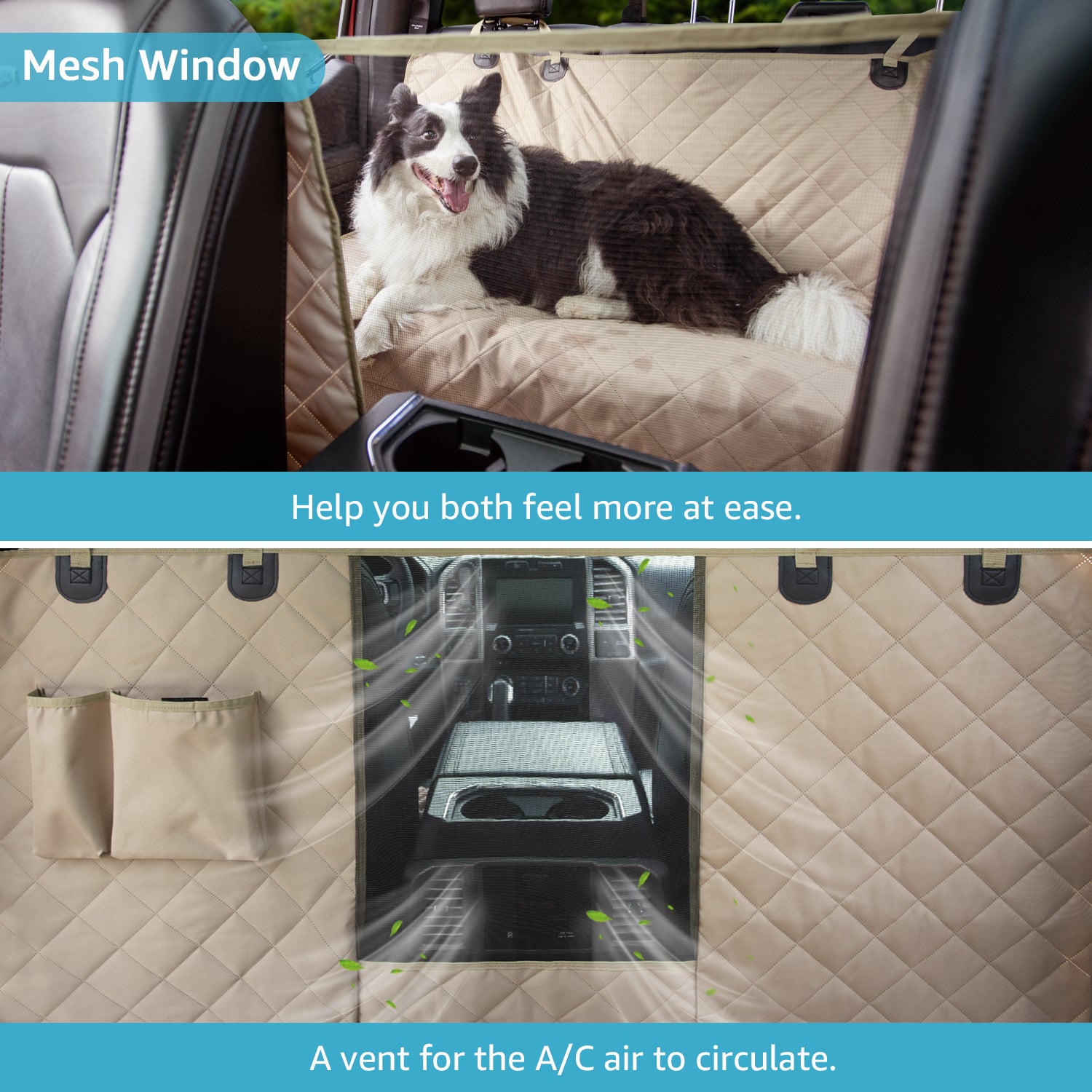 Lassie Floor Dog Hammock for F150 F250 F350 Crew Cab, Waterproof Dog S –  Lassie - Best Dog Car Seat Covers